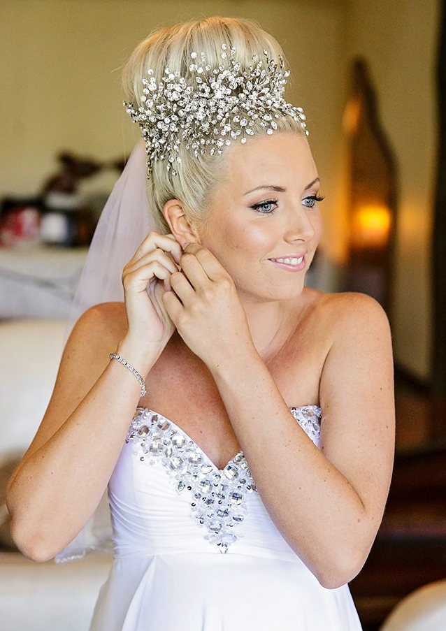 Minerva and Tierra Bridal Headpieces